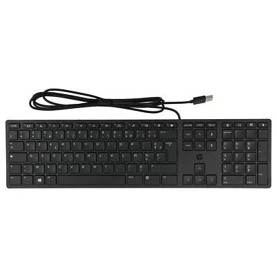 HP Halley L96909-051 Slim USB Tastatur Keyboard Französisch AZERTY - Bild 1 von 4