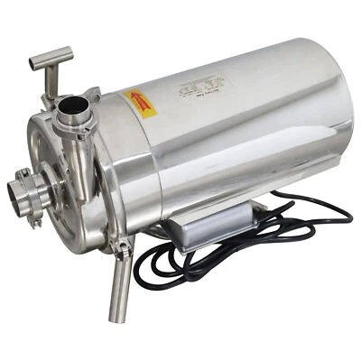 Bomba centrífuga de grado alimenticio 10T/H bomba de entrega de bebidas de acero inoxidable elevadora 24 m 220 V Foto 1 de 4