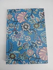 Pooch & Sweetheart Brooch Lined Journal Flower Floral (New)** - Picture 1 of 7