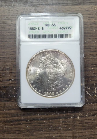 1882-S Morgan Silver Dollar - MS66 - Stunning Coin! Cover