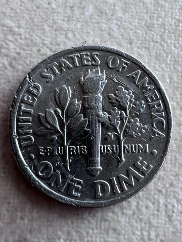 1988 dime p error Cover
