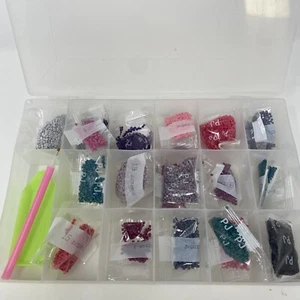 Lote de 21 taladros de resina redondos para pintura de diamantes sellados - Imagen 1 de 7