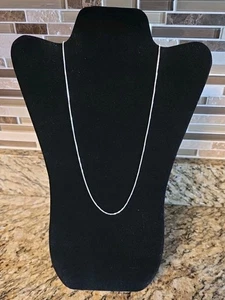 Splendid Silver Brand 24 Inch Silver Chain Necklace Jewelry NWT- Retails $40 - Picture 1 of 4