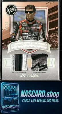 2011 Press Pass Fanfare #MM-JG Jeff Gordon Magnificent Materials Holofoil #/50 - Image 1 of 2