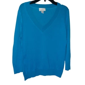 Suéter Ann Taylor Loft Azul Talla Pequeña - Imagen 1 de 5