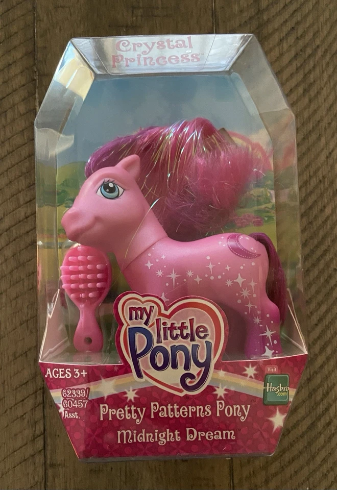 My Little Pony Crystal Princess Pretty Patterns Pony Midnight Dream 2006 MIB G3