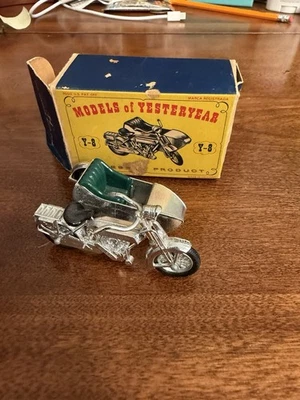 Matchbox Models of Yesteryear Y-8 B 1914 Sunbeam Motorcycle with Sidecar MIB - Image 1 of 4