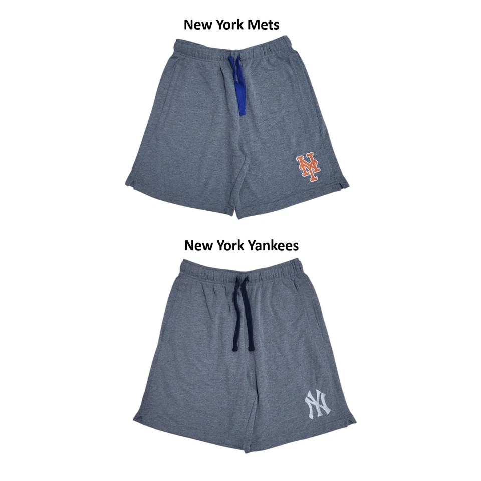Pantalones cortos MLB para hombre bordados con logotipo de equipo bolsillos cómodos con cordón Foto 1 de 1
