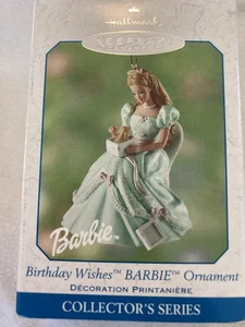 Hallmark Keepsake Barbie Birthday Wishes 2002 Exclusive Christmas Ornament 2nd - Bild 1 von 10