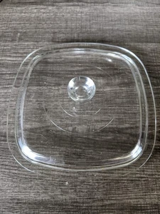 Corning Ware Ersatz Klar Deckel Pyrex P-7-C Kasserolle UNMARKIERT KOSTENLOSER VERSAND AUS DEN USA - Bild 1 von 2