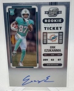 2022 Panini Contenders Optic #116 Erik Ezukanma Rookie Ticket Auto - Picture 1 of 2