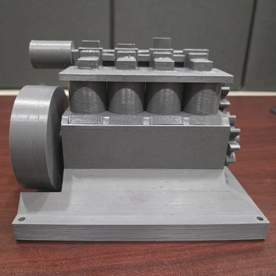 3d Printed Inline 4 Compressed Air Engine Model - Image 1 of 4