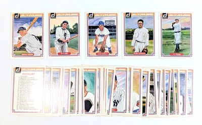 Juego completo de 44 cartas Donruss Hall Of Fame Heroes 1983 Foto 1 de 3