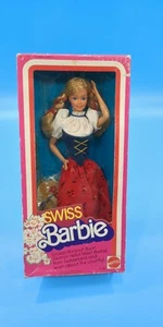 International Swiss Barbie Puppe 1983 Mattel #7541 blond im Karton - Bild 1 von 9