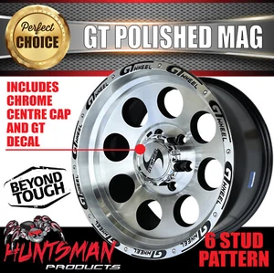 17X9, 0 Offset GT Alloy Mag Wheel 4x4 4WD 6/139.7 pcd fits Patrol Landcruiser + - Picture 1 of 8