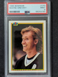 1990-91 Bowman Wayne Gretzky PSA 9 (MINT) #143 Los Angeles Kings HoF!! - Picture 1 of 11