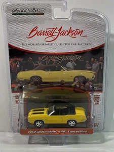 Oldsmobile 442 Cabriolet 1970 Giallo 1:64 Scala Greenlight 37220C - Foto 1 di 4
