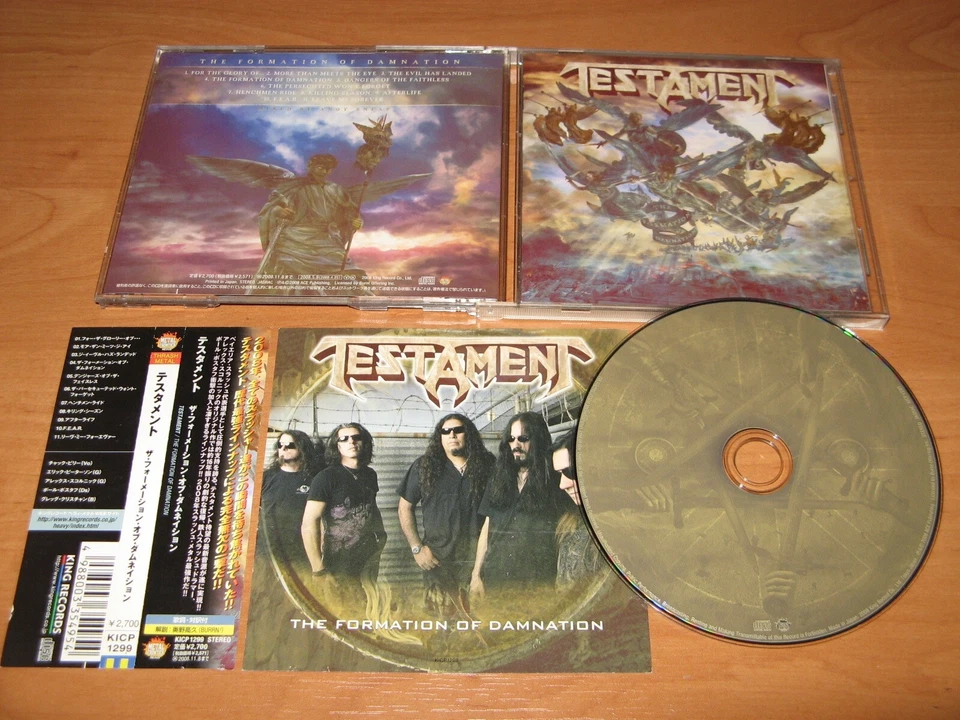 TESTAMENT - The Formation Of Damnation - ORG 1st JAPAN press OOP + STICKER - Bild 1 von 1