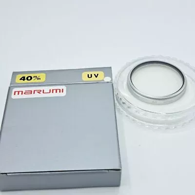 MARUMI UV filter 40mm silver for Ultraviolet absorption 103275 multi Coating - Image 1 of 4
