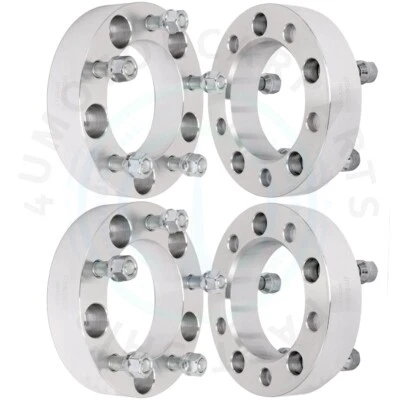 4PCS For Jeep CJ3 Ford F100 F150 1.5" thick 5x5.5 Wheel Spacers 5Lug 1/2" Studs - Image 1 of 4