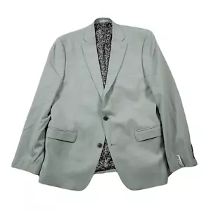 Bar III Slim-Fit Suit Jacket Mens 44R 44 Green Wool Sharkskin $295 - Picture 1 of 9