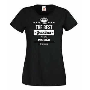 Die beste Oma der Welt T-Shirt Großmuttertag Tshirt Geschenke für Nana - Bild 1 von 16