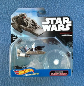 FIRST ORDER SNOWSPEEDER STARSHIP STAR WARS MATTEL HOT WHEELS STARSHIPS - Imagen 1 de 2