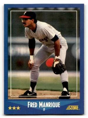 1988 Score #139 Fred Manrique    Chicago White Sox Baseball Cards EX/NM ID:59669 - Image 1 of 2