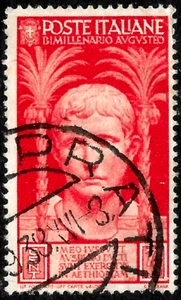 1937🔥ITALIA SC#383🔥AUGUSTUS CEASAR🔥USADO EN MUY BUEN ESTADO - Imagen 1 de 1