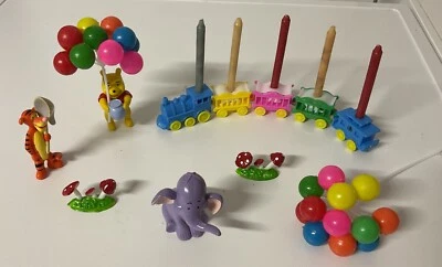Winnie Pooh, Figuren, Tortendeko, Tischdeko, auch als Spielzeug verwendbar - Bild 1 von 4