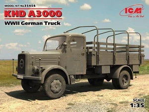 KHD A3000, WWII German Truck (Plastic Model Kit) 1/35 ICM 35454 - Picture 1 of 11