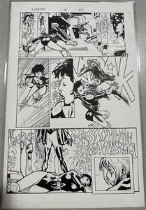 Einzelgänger #2 Seite 22 Original Comic Kunst von Karl Moline Marvel Comics - Bild 1 von 11