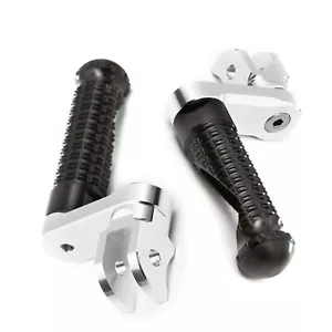 Black Black MPRO Front 40mm Lowering Foot Pegs For Monster 400 97-00 01 02 03 04 - Picture 1 of 7