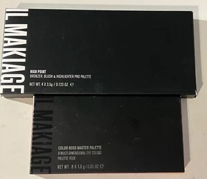 Juego de 2 paletas nuevas IL Makiage: bronceador High Point, rubor y color Boss Master - Imagen 1 de 6
