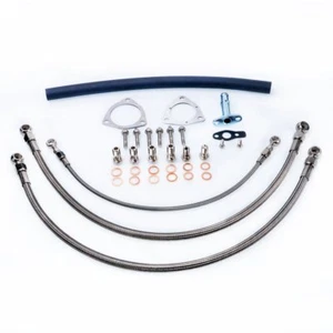 Fits Nissan S14 S15 SR20DET Silvia w/ Greddy 3 Bolt Type Oil and Water Line Kit - Picture 1 of 4