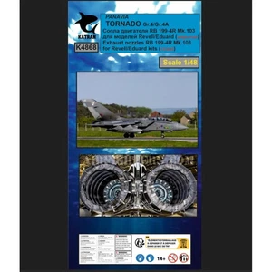 Tornado GR.4/Gr.4A Exhaust Nozzles RB 199-4R Mk.103  - Katran K4868 skala 1/48 - Imagen 1 de 1