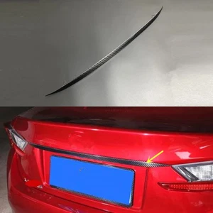 Borde de tira con logotipo de maletero trasero de carbono real para Lexus RC300 300h RC350 F SPORT 15-18 - Imagen 1 de 1