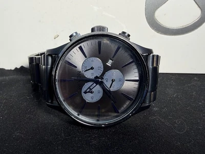 Reloj Nixon The Sentry Cronógrafo Azul Profundo SS Gunmetal Foto 1 de 4