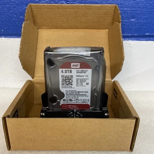 Western Digital WD40EFRX 4TB NAS HDD 3.5" SATA 64MB 5400RPM Hard Drive New - Afbeelding 1 van 5