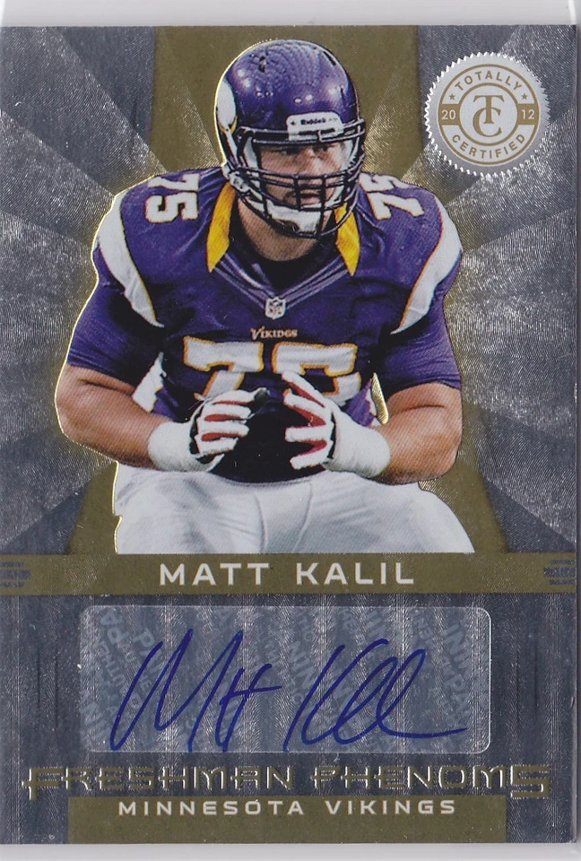 2012 Matt Kalil Totally Certified Freshman Phenoms Auto RC /25 #153 (A3044) - Image 1 of 1