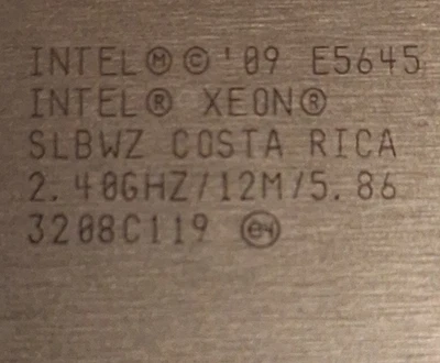 This is a lot of 2 Intel XEON E 5645 CPU - Image 1 of 3