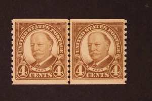 1930 US FRANQUEO 4 CENTAVOS BOBINA LÍNEA SELLOS SC#687 MNH TAFETÁN - Imagen 1 de 2