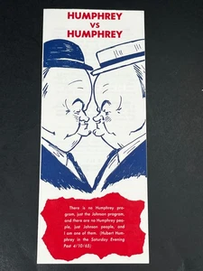 Hubert Humphrey United Citizens for Richard Nixon Agnew Political Campaign 1968 - Picture 1 of 3