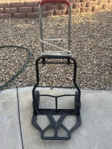 Vintage Collapsible Luggage Cart Trolly Solid Metal - Picture 1 of 2