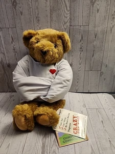 2005 Vermont Teddybär verrückt nach dir seltene umstrittene Zwangsjacke im Ruhestand - Bild 1 von 4