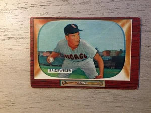 1955 Bowman Jim Brideweser #151 White Sox sehr guter Zustand - Bild 1 von 3