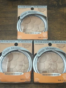 Physicians Formula Magic Mosaic Bronzer Warm Beige Light Bronzer 2459 - 3 Pack - Picture 1 of 3