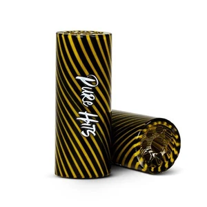 Pure Hits Tip Glass Filter Tip Yellow Black-9mm - Picture 1 of 1