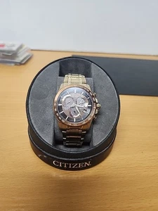 citizen eco-drive herren wr 200 rosegold funktioniert super - Bild 1 von 9