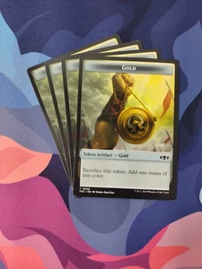 Gold Token x 4 | 7% Off 2+ | Tarkir: Dragonstorm | NM | MTG - Picture 1 of 1
